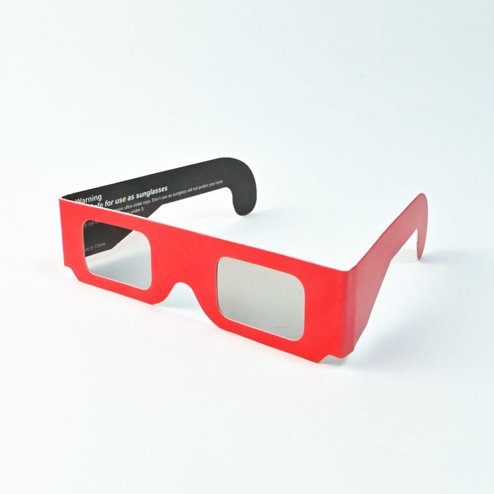 #red #black 偏光3Dメガネ ペーパータイプ