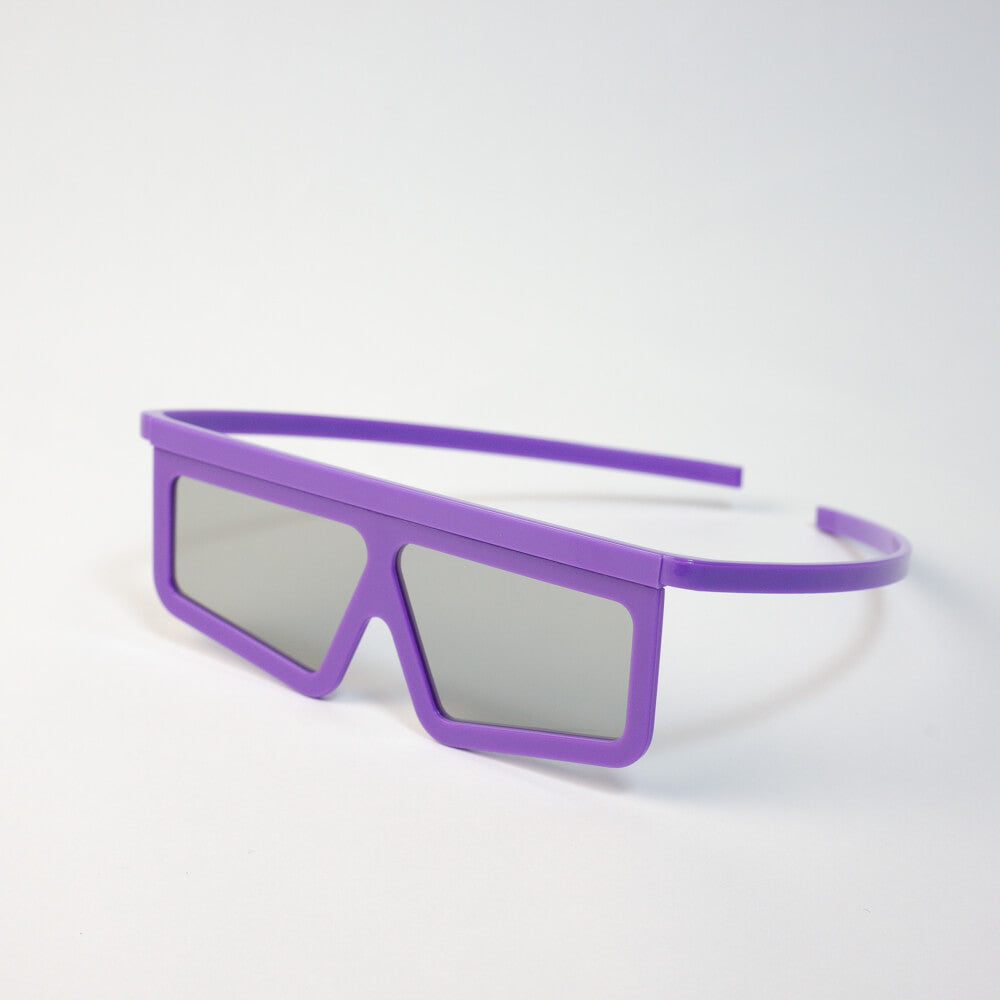 Polarized 3D Eyewear Light Type Violet 偏光3Dメガネ 大人用 テーマパーク