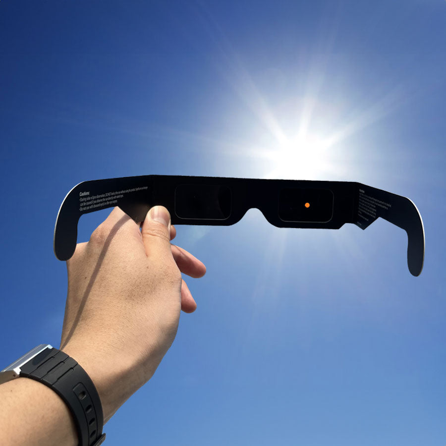 新商品のお知らせ：紙フレーム日食観測用アイウェアで皆既日食の観察を！