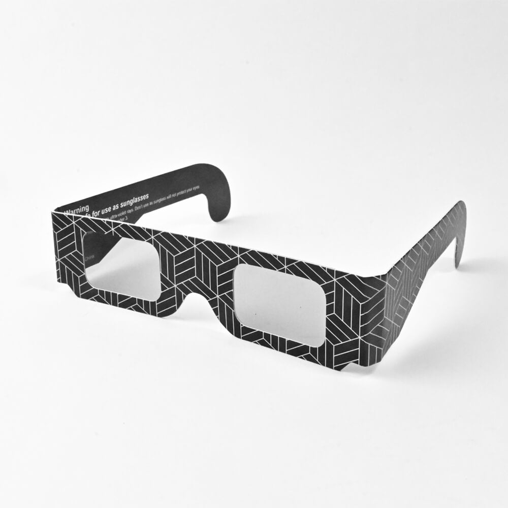 #black-pattern 偏光3Dメガネ　ペーパータイプ