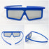 Santek Polarized 3D Eyewear Light Type Blue 360 view　偏光3Dメガネ　大人用　テーマパーク