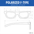 Polarized 3D Eyewear - Plastic Frame(Foldable Type)